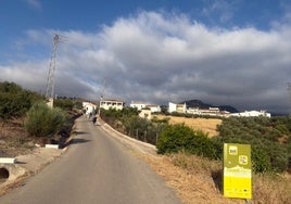 Imagen del núcleo rural de Espino, al norte del término municipal de Alcaucín, cerca del Boquete de Zafarraya.