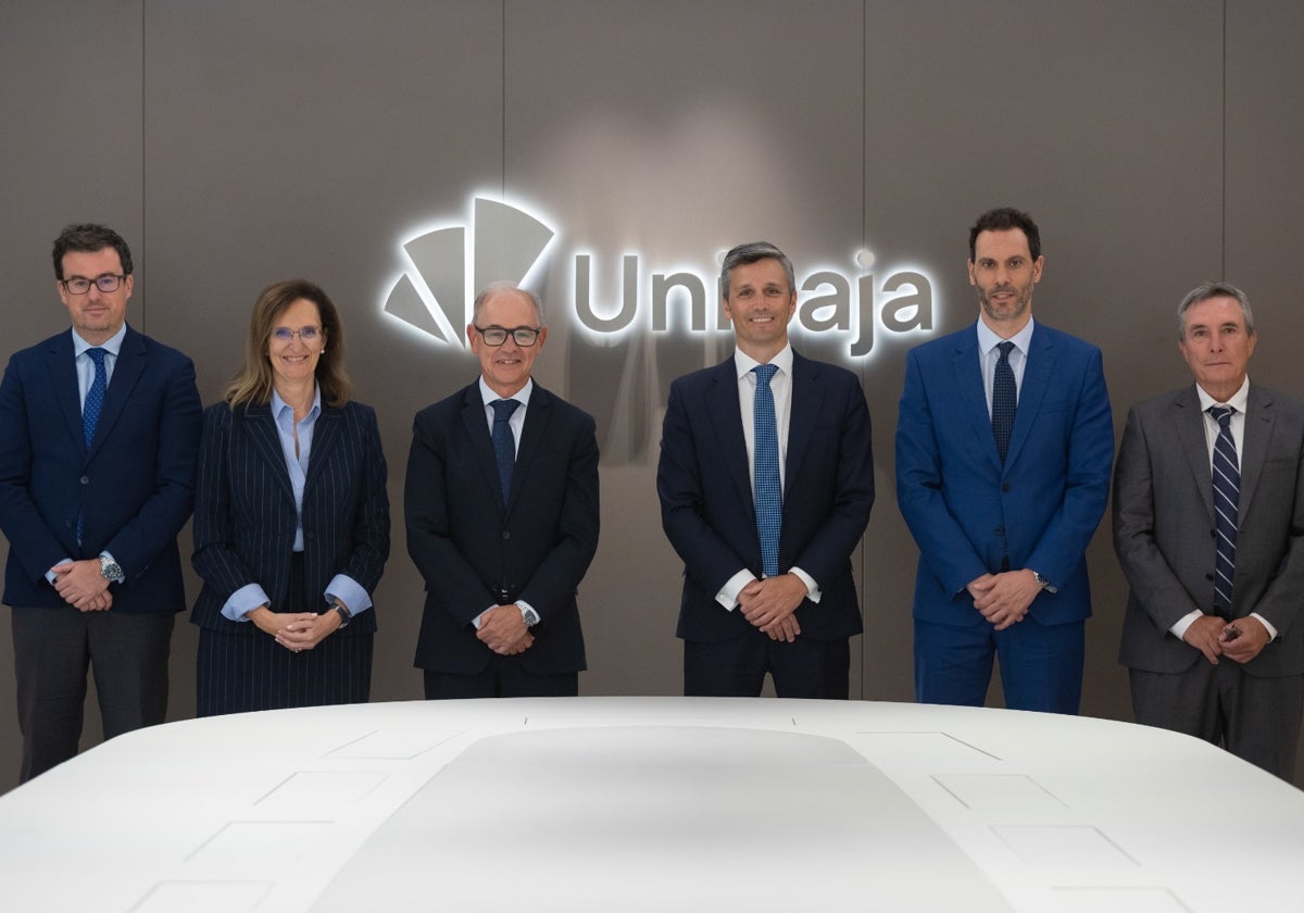 Juan Medina, Estrella Botas, Isidro Rubiales, Alfonso García, Ramón Valiente y Jorge Zabarte.