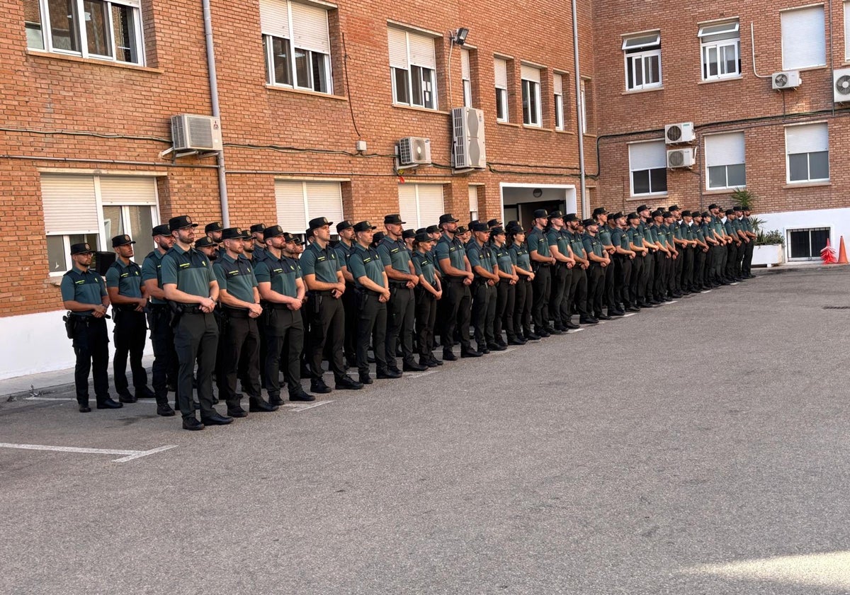 La Guardia Civil suma 88 nuevos agentes en la provincia de Málaga para el resto del año