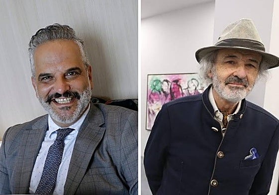 González, a la izquierda, y Rando, a la derecha, en imágenes de archivo.