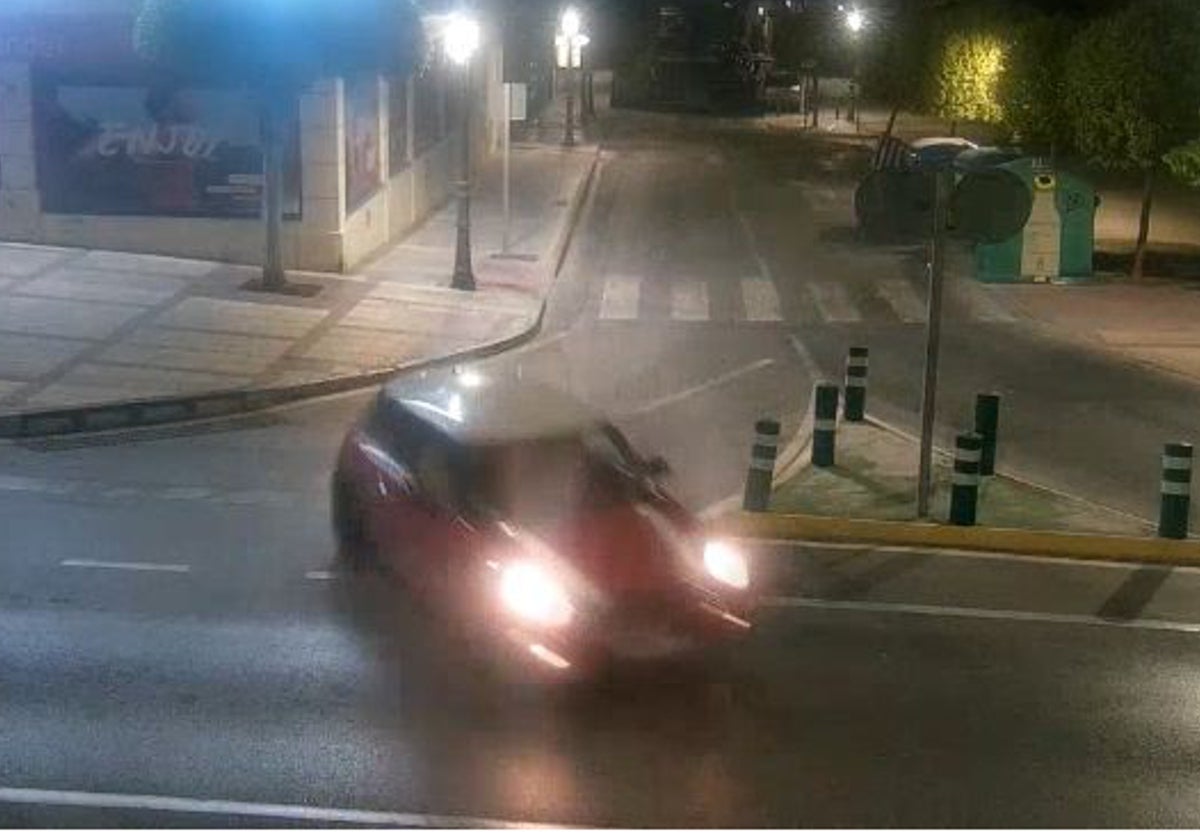 Imagen del vehículo, a gran velocidad.