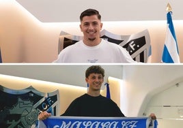 Óscar González e Ibon Badiola, nuevos fichajes para el Malagueño.