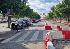 Las obras comenzaron el pasado mes de mayo en el entorno del Parque Huelin.