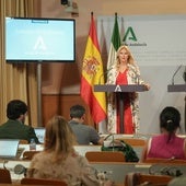 Los consejeros Carolina España y Ramón Fernández-Pacheco, tras el Consejo de Gobierno de este miércoles.