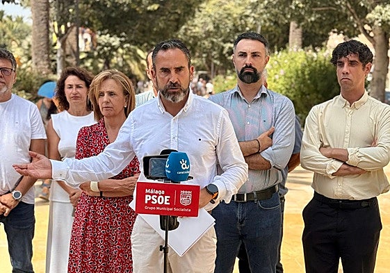 Dani Pérez, portavoz socialista en el Ayuntamiento.