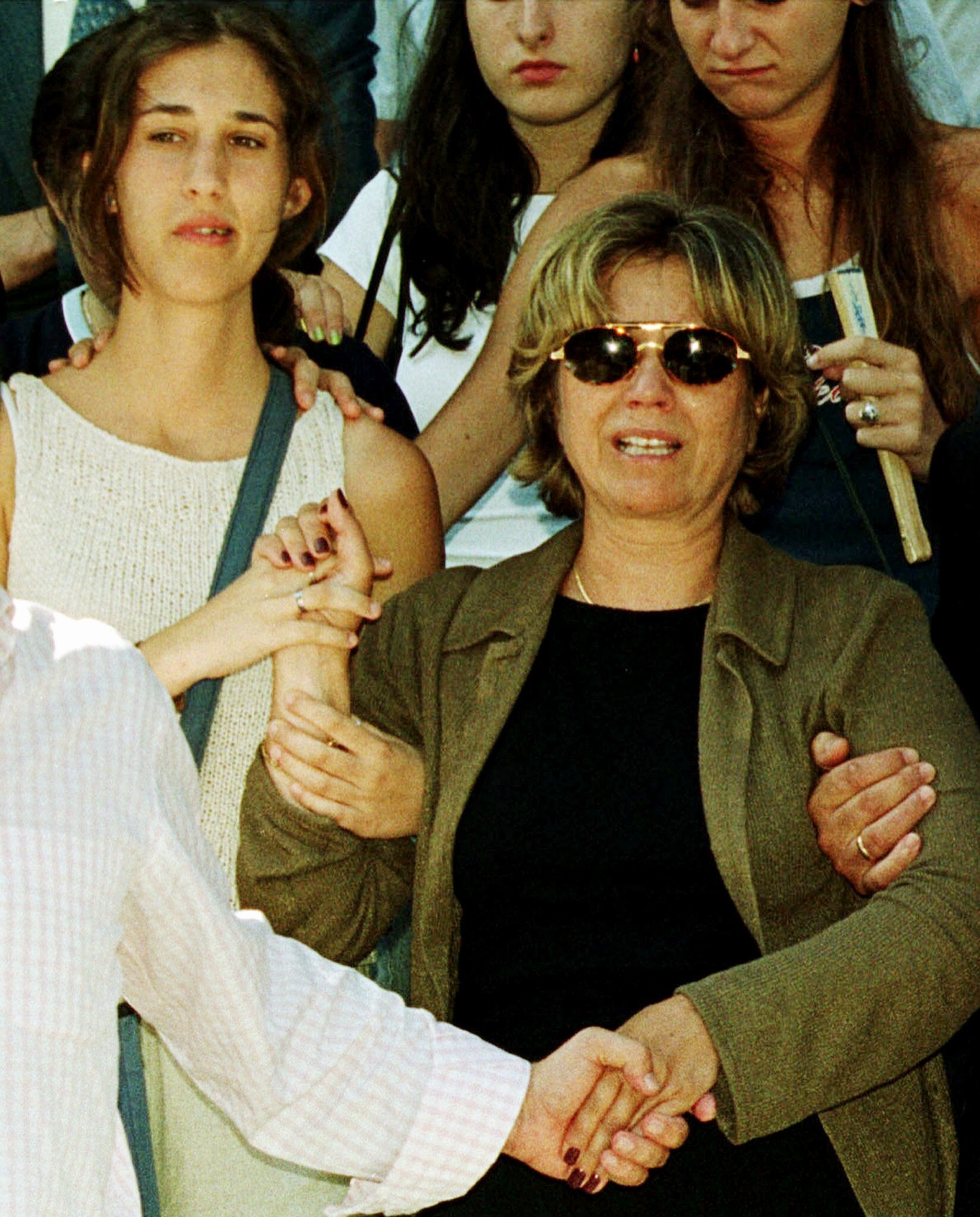 Elvira Calvente y su hija Mariché.
