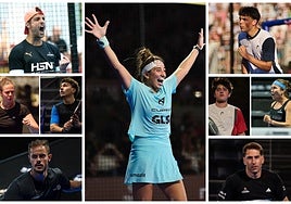 Momo, Marta, Guille y Jairo (izquierda), Bea (centro) y Fran, Curro, Carolina y Álex (derecha).