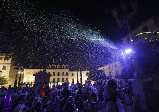 Nevando en pleno mes de julio este fin de semana en Antequera