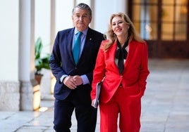 Antonio Sanz y Carolina España, en una imagen de archivo.
