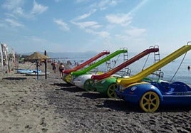 Imagen de archivo de hidropedales.