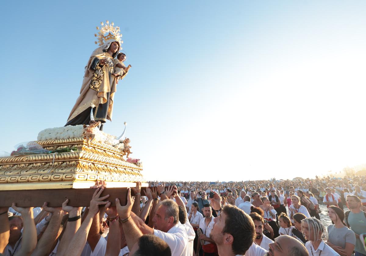 La Virgen del Carmen de El Palo.