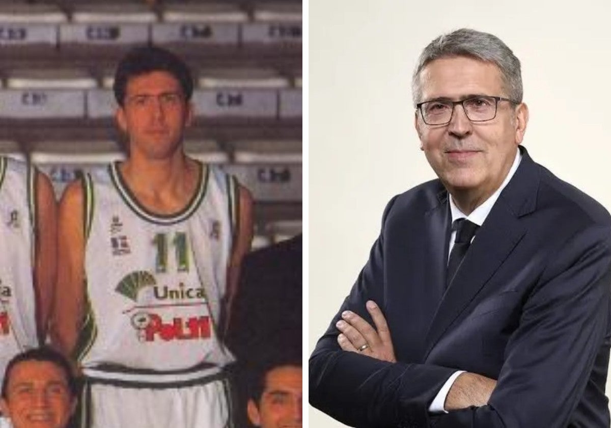 Avdic, con el dorsal 11, y en la actualidad.