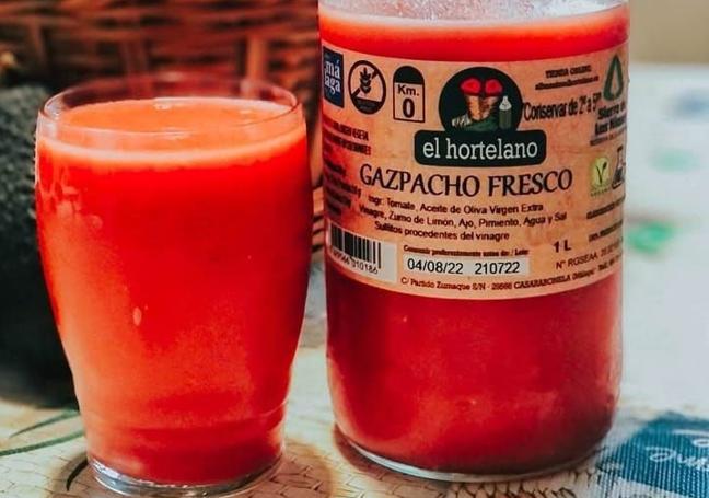 Gazpacho El Hortelano.