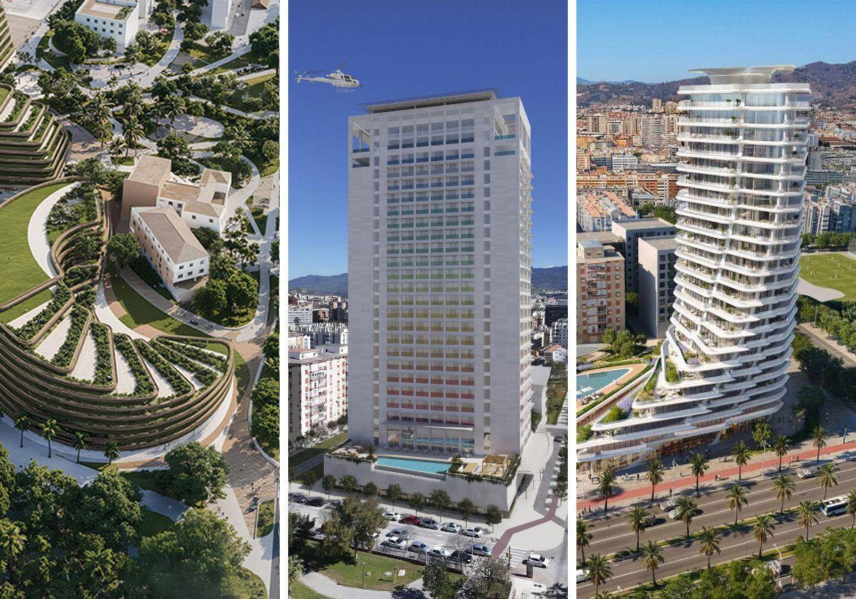 Estos son los tres proyectos que compiten por transformar la zona de El Bulto en Málaga