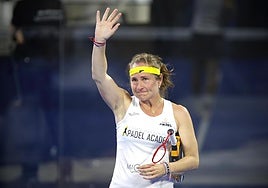 La 'reina del pádel' se despide de Málaga