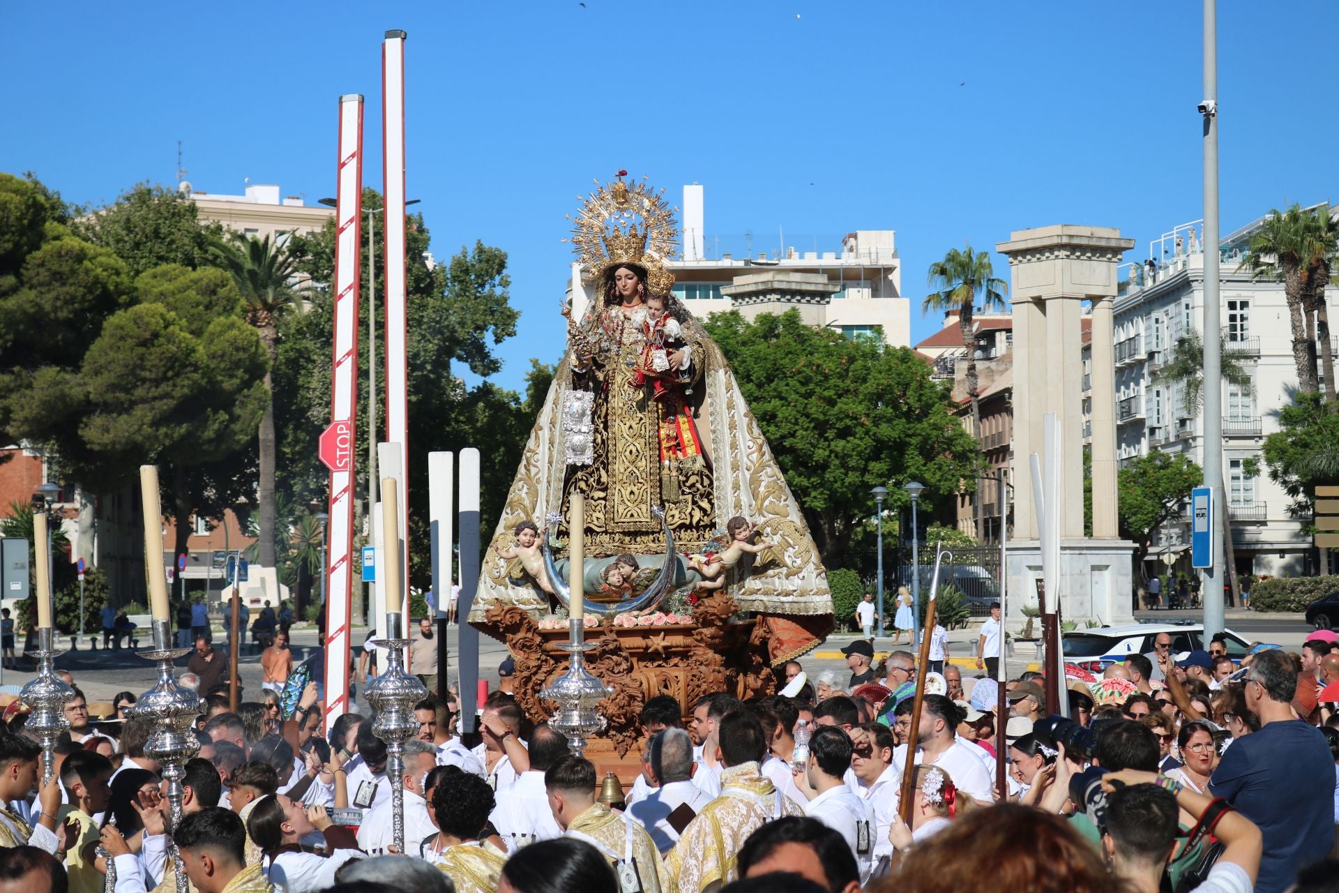 Procesión marinera de la Virgen del Carmen de El Perchel