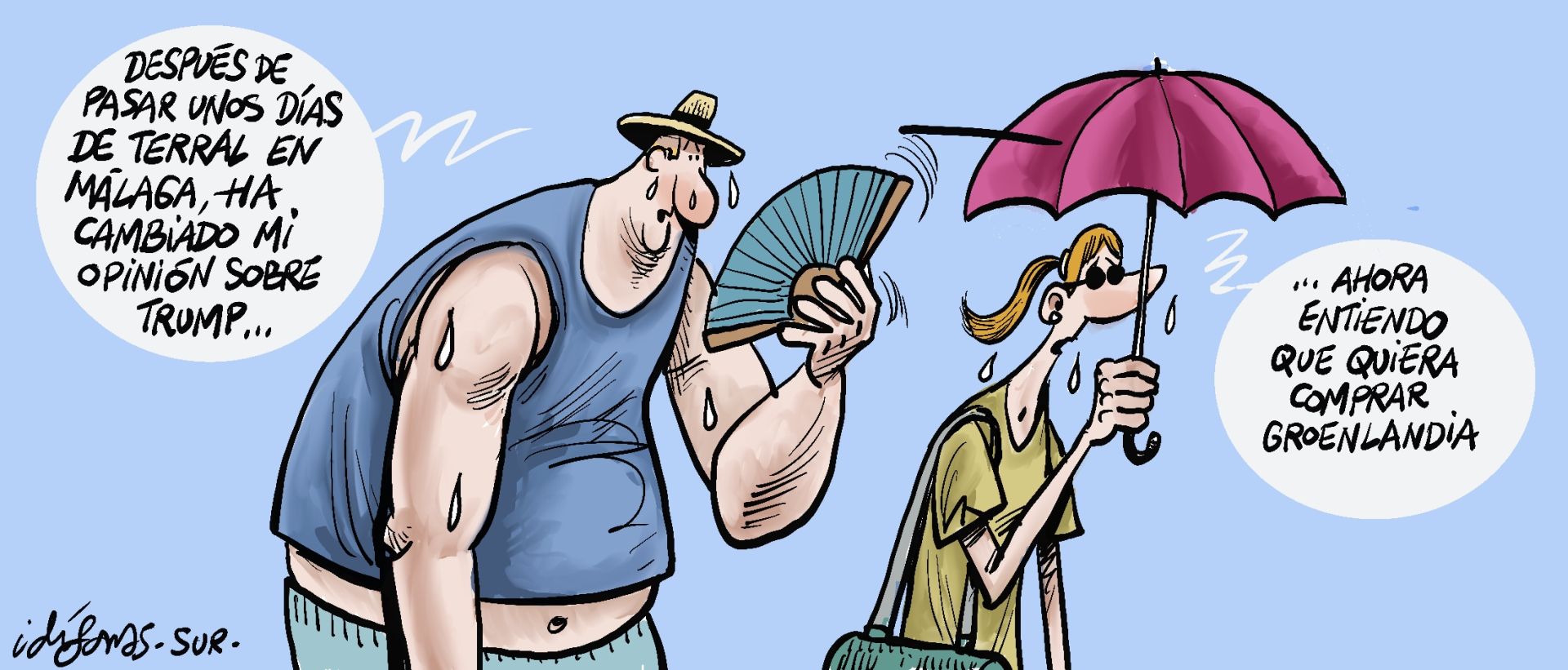 El mes de julio, en las viñetas de Idígoras y Pachi