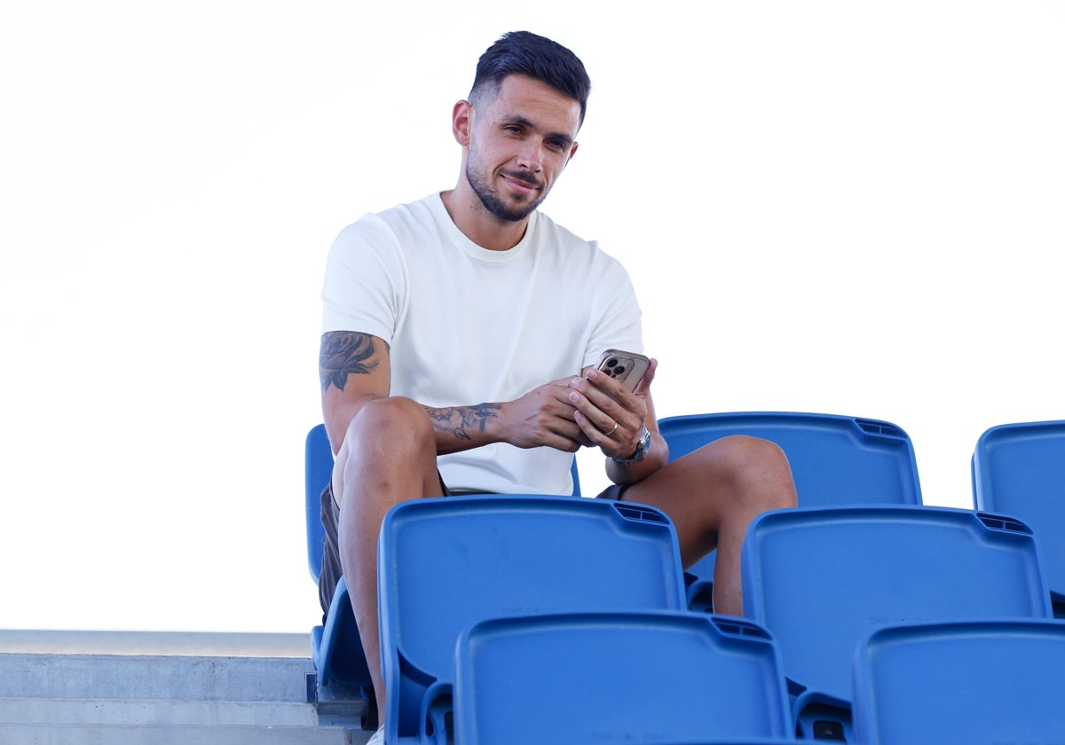Nelson, en el partido Málaga-Antequera.