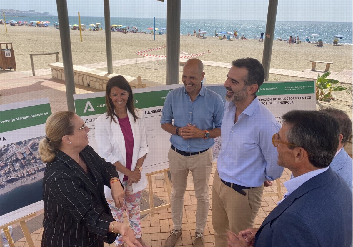 La alcaldesa de Fuengirola y el consejero han visitado la zona.