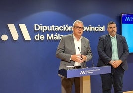 Antonio Navarro y Josele González, este martes.