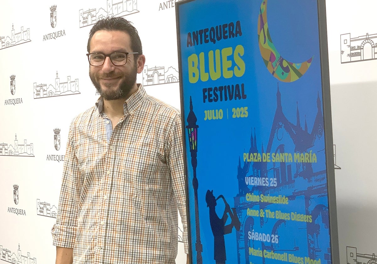 Ángel Peralta es uno de los cuatro miembros de MLMA Storm, quien organiza el festival de blues