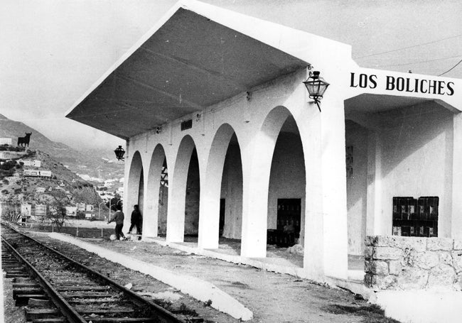 Antiguo apeadero de Los Boliches.