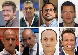 Gerard Darnés, Misko Raznatovic, Juan Lasso, Álvaro Tor, Igor Crespo, Arturo Ortega, José Luis Martínez y David Carro.