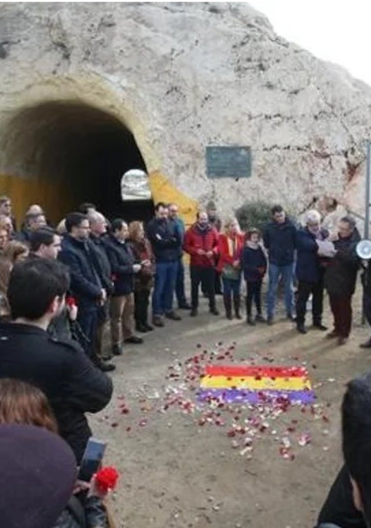 Imagen - Lugar donde impactó el obús.