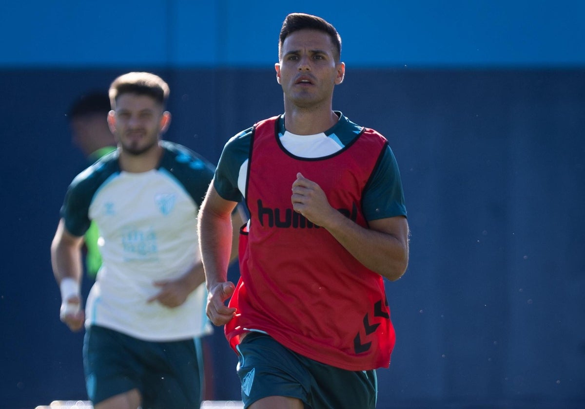 Luismi, en un entrenamiento reciente.