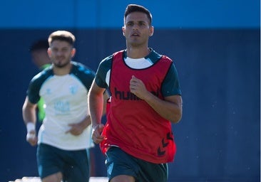 Luismi no pudo jugar ante el Almería por molestias físicas