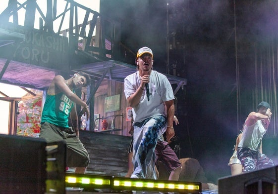 Saiko, durante su show en el Boombastic Festival en Málaga.