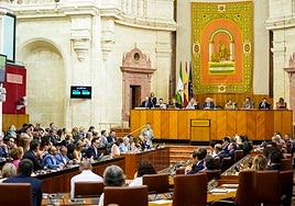 Último pleno celebrado en el Parlamento en el periodo de sesiones que acaba de finalizar.