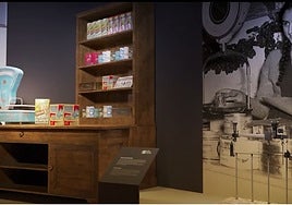 Recreación de una de las salas del museo.