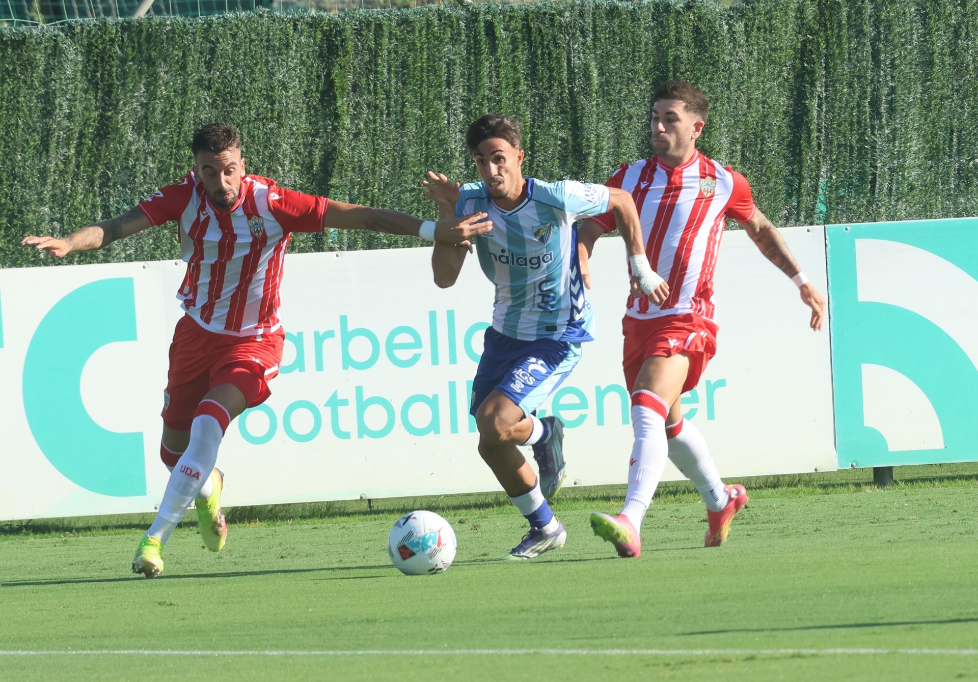 El amistoso Almería- Málaga, en imágenes