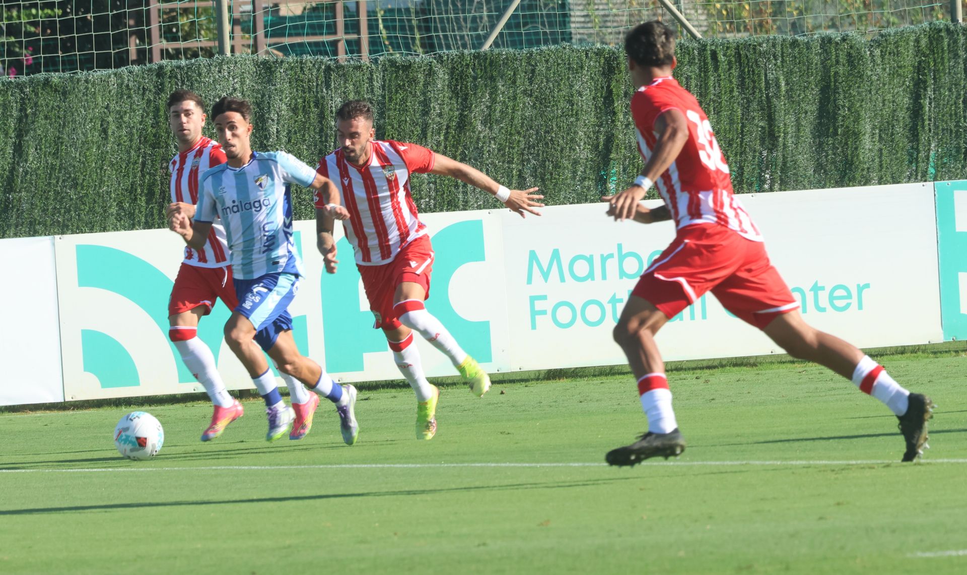 El amistoso Almería- Málaga, en imágenes