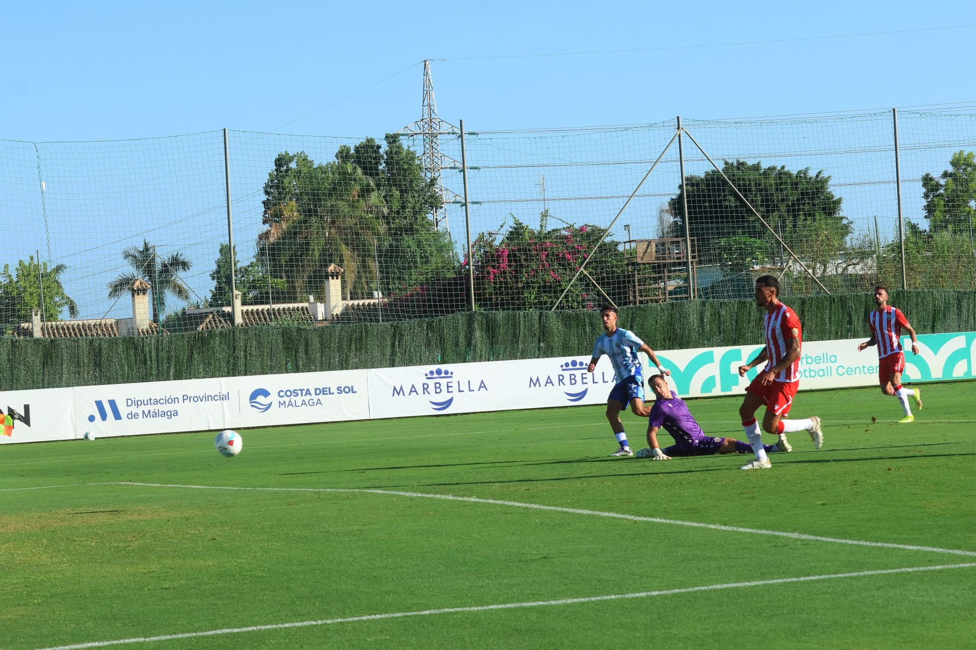 El amistoso Almería- Málaga, en imágenes