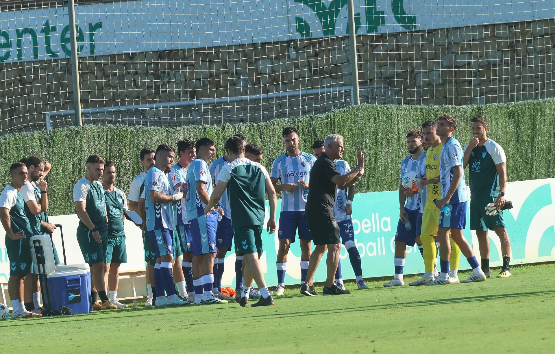 El amistoso Almería- Málaga, en imágenes