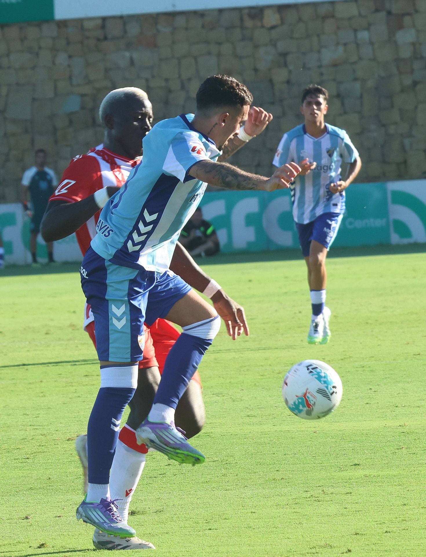 El amistoso Almería- Málaga, en imágenes