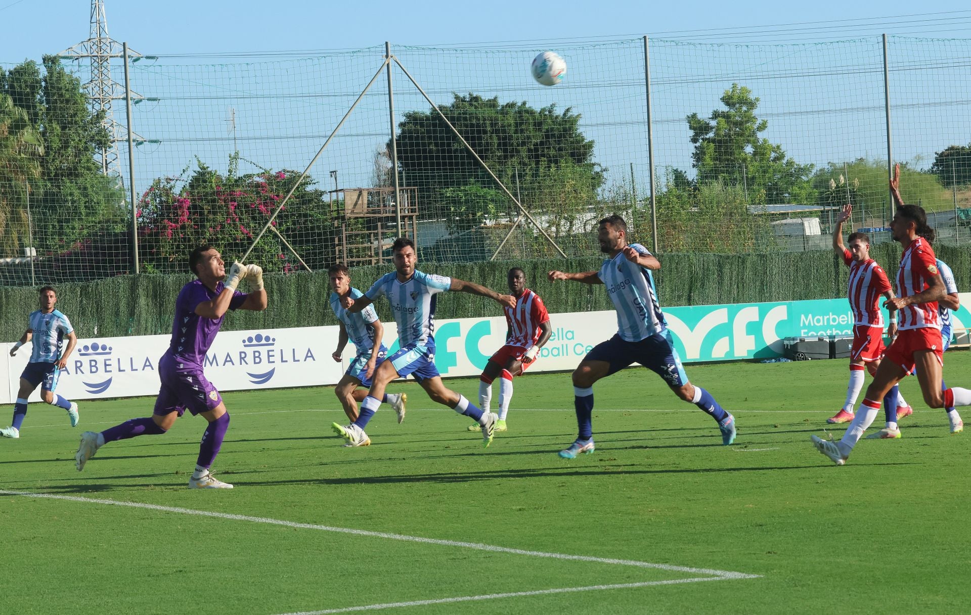 El amistoso Almería- Málaga, en imágenes
