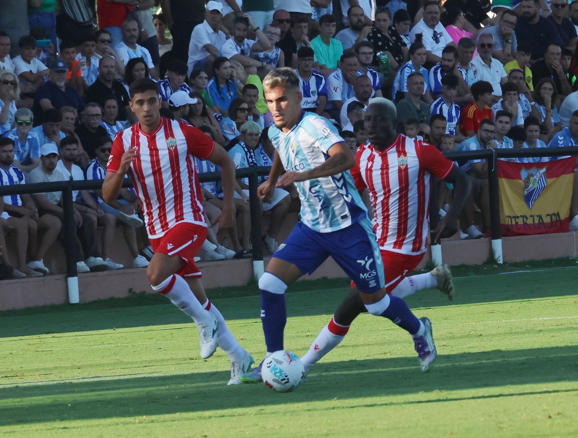 El amistoso Almería- Málaga, en imágenes