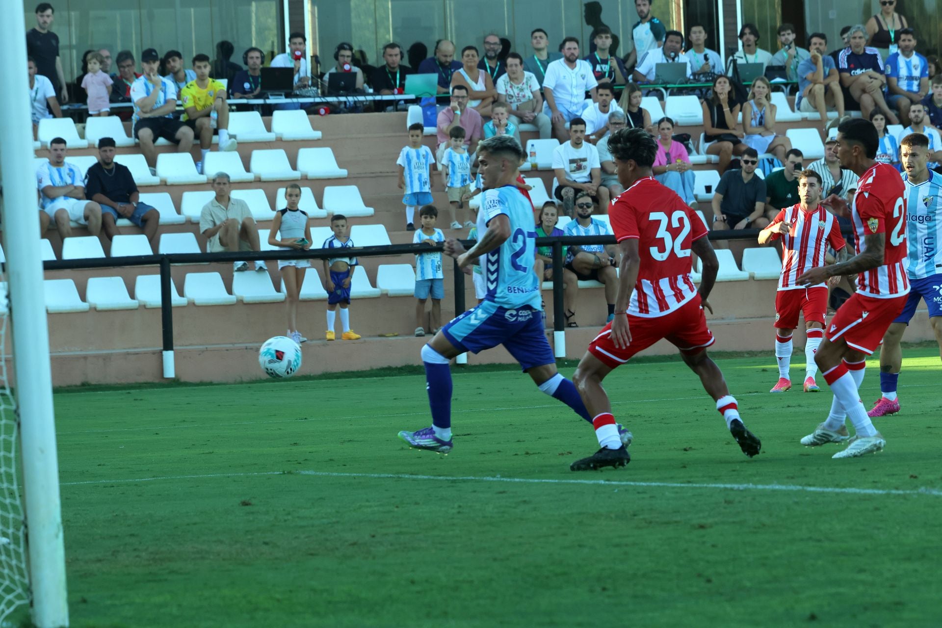 El amistoso Almería- Málaga, en imágenes