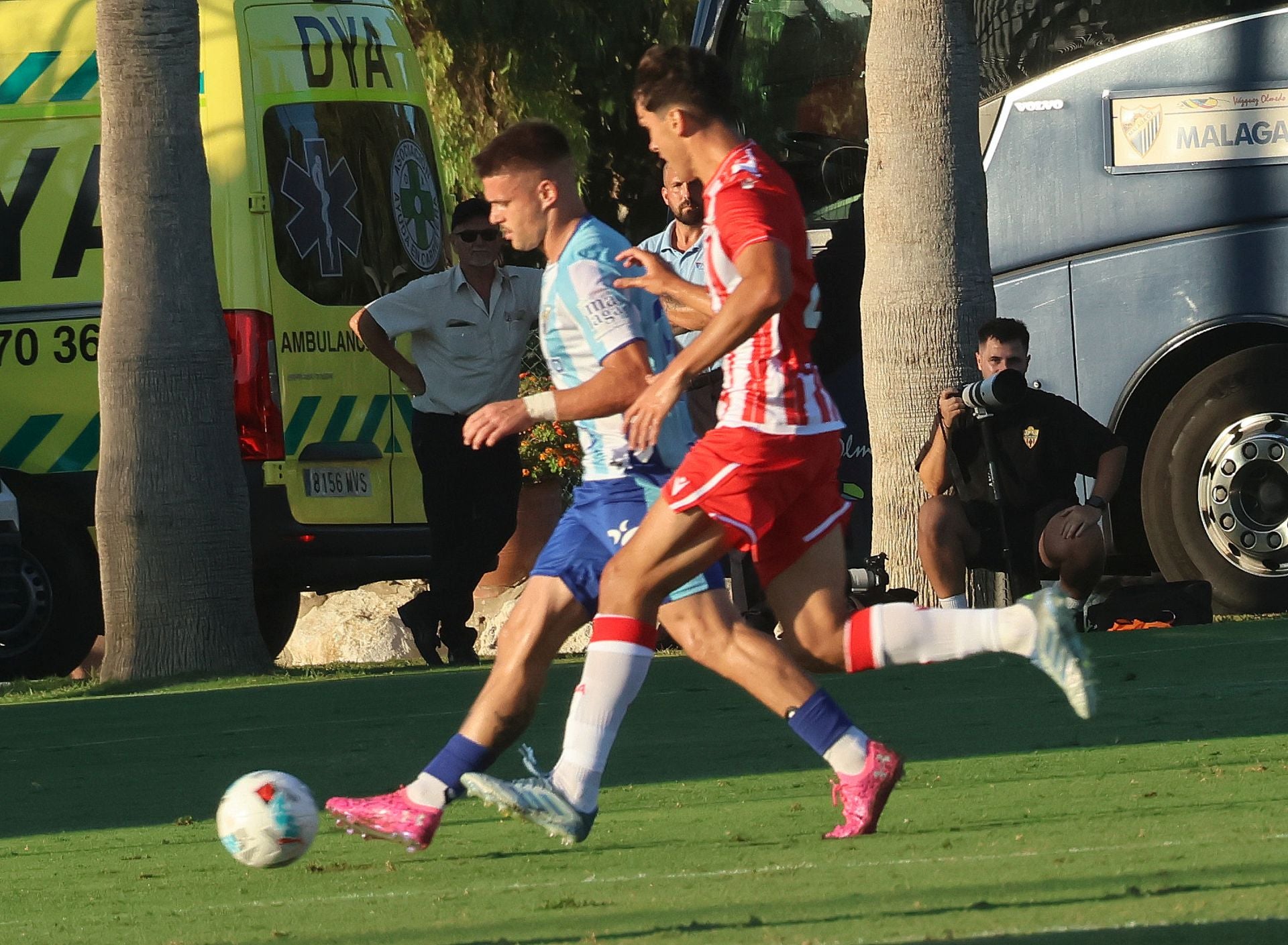 El amistoso Almería- Málaga, en imágenes