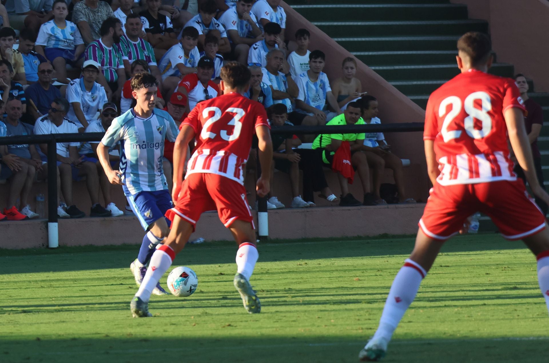 El amistoso Almería- Málaga, en imágenes