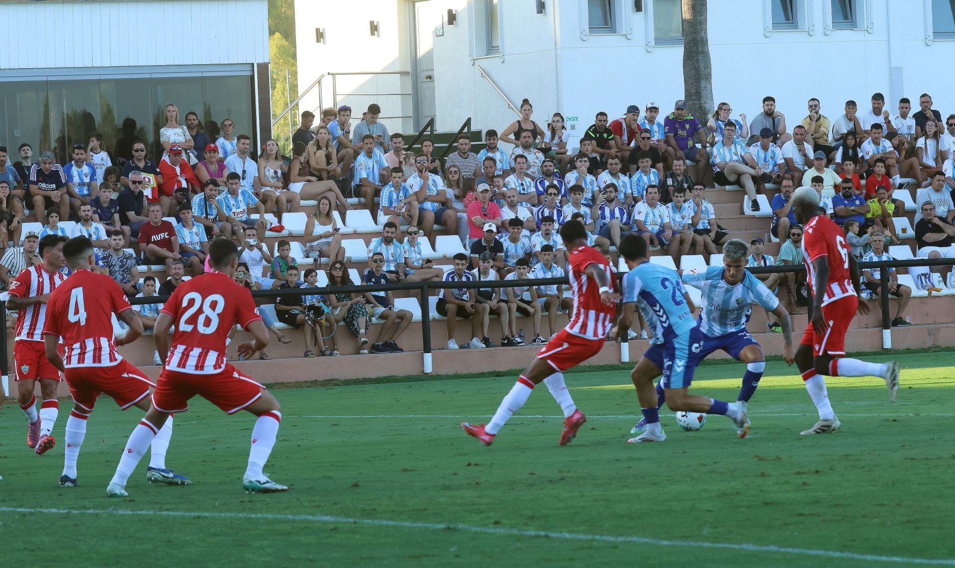 El amistoso Almería- Málaga, en imágenes