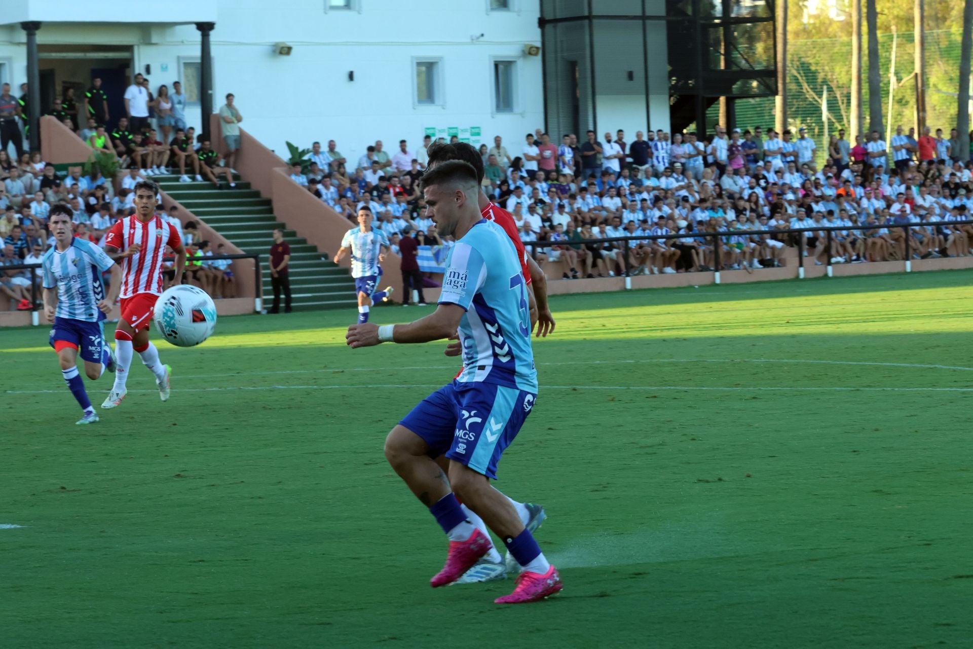 El amistoso Almería- Málaga, en imágenes