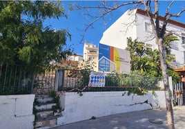 Parcela de la avenida Juan Luis Peralta que albergará el nuevo Centro Cultural.