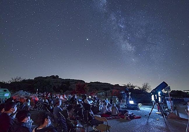 Observatorio del Torcal de Antequera en las Perseidas.