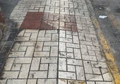 Desniveles y suciedad en Narciso Pérez Teixeira.