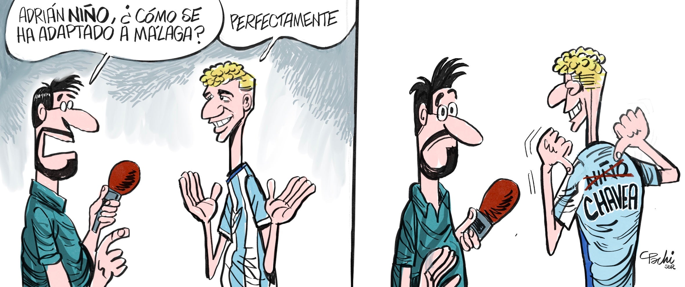 La actualidad deportiva de este mes de agosto, en las viñetas de Pachi