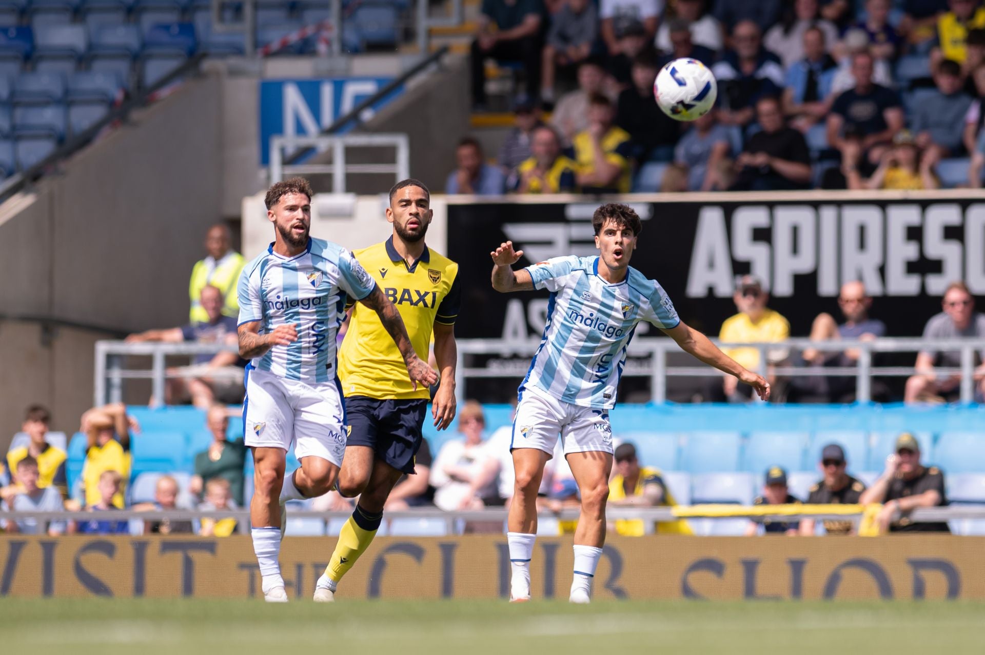 Las imágenes del amistoso entre el Oxford United y el Málaga